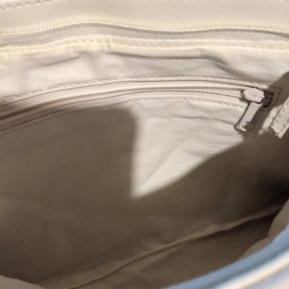 Vintage Cream Leather Purse - Picture 5 of 7